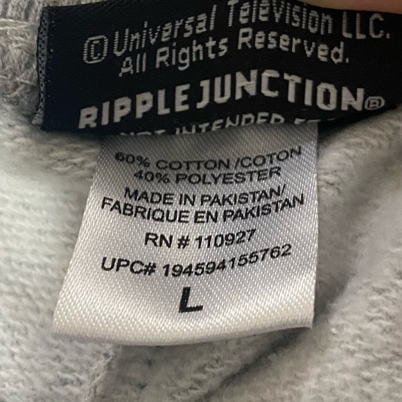 Ripple Junction 'The Office' Grey Sweatpants - Picture 6 of 6